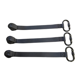 Gymarts Custom Workout Door Anchor with O-shaped Screw Steel Climbing Carabiner for Resistance Band