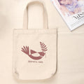 2026 Blank Cotton Canvas Tote Bag with Handle Camouflage Pattern Medium Size(42x40cm) for Shopping Bag