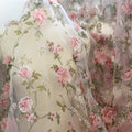 3D Flower Organza DIY Dress Headdress Accessories Lace Fabric
