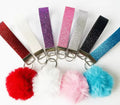 Women Wristband Leather Keychain Wrist Band Custom logo Wristbands Keychain