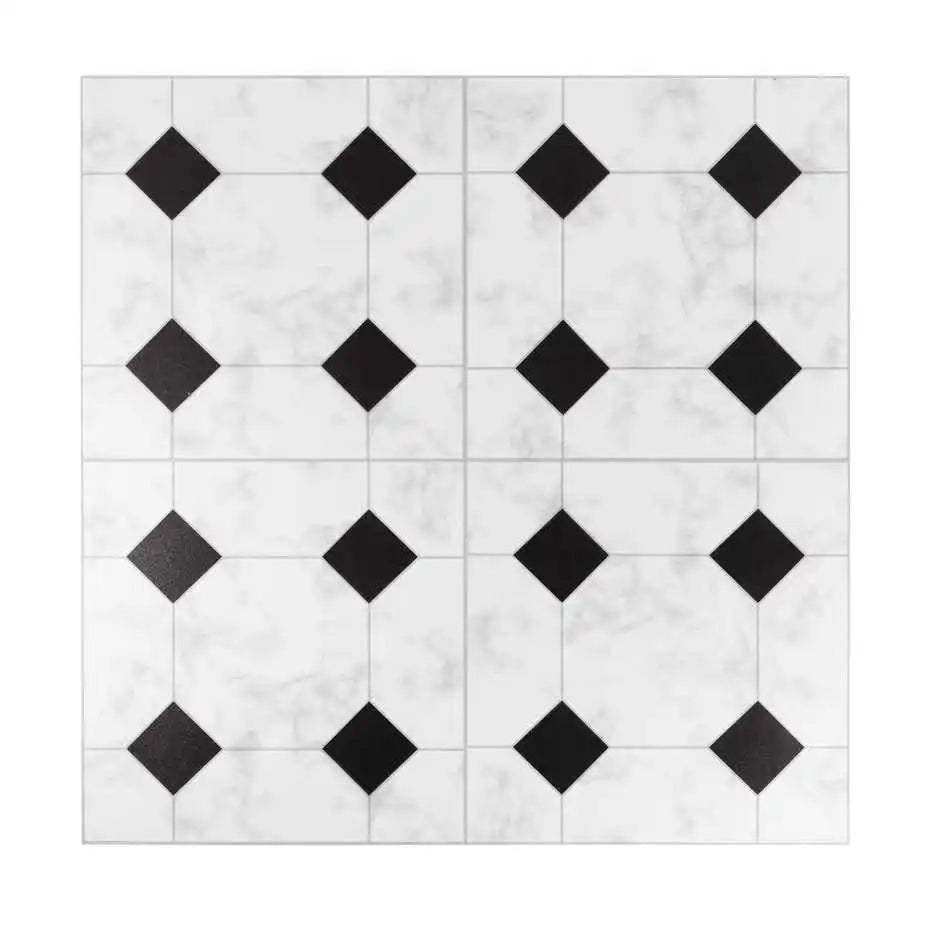 Jinyi Wholesale Bulk OEM Kitchen Bathroom Shower Waterproof Peel and Stick Self Adhesive PVC Vinyl Wall Panels Flooring Tile