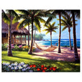 5D Full Diy Diamond Painting Mosaic Handmade Summer Beach Landscape square Diamond Sets ASF466