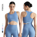 High Quality XL Ladies Crop Top Custom Gym Running Yoga Sports Bra Removable Chest Padding Front Lightweight Soft New Design