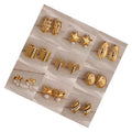 French Inspired Vintage Light Luxury Square Love Design Drop Earrings with Stainless Steel  Pearls Fashion INS for Gift