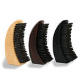 Africa Fashion New Arrival Men's Styling Beard Brush Wood Wave Boar Bristle Brush for Care