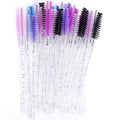 Custom Makeup Glitter Crystal Wand Pcs Custom Lash Glittery Disposable Mascara Brush