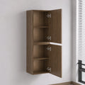 Custom Size Popular Plywood Bathroom Storage Side Cabinet Modern Wall Mounted MDF Vanity with Mirror Floating Side Vanity Design