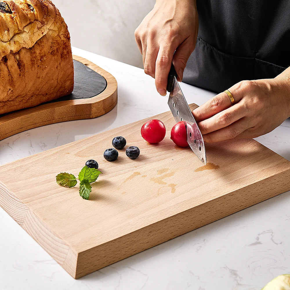 Cheap Price Eco-friendly Small Kitchen Beech Wood Chopping Cutting Board for Vegetables Fruits Cheese