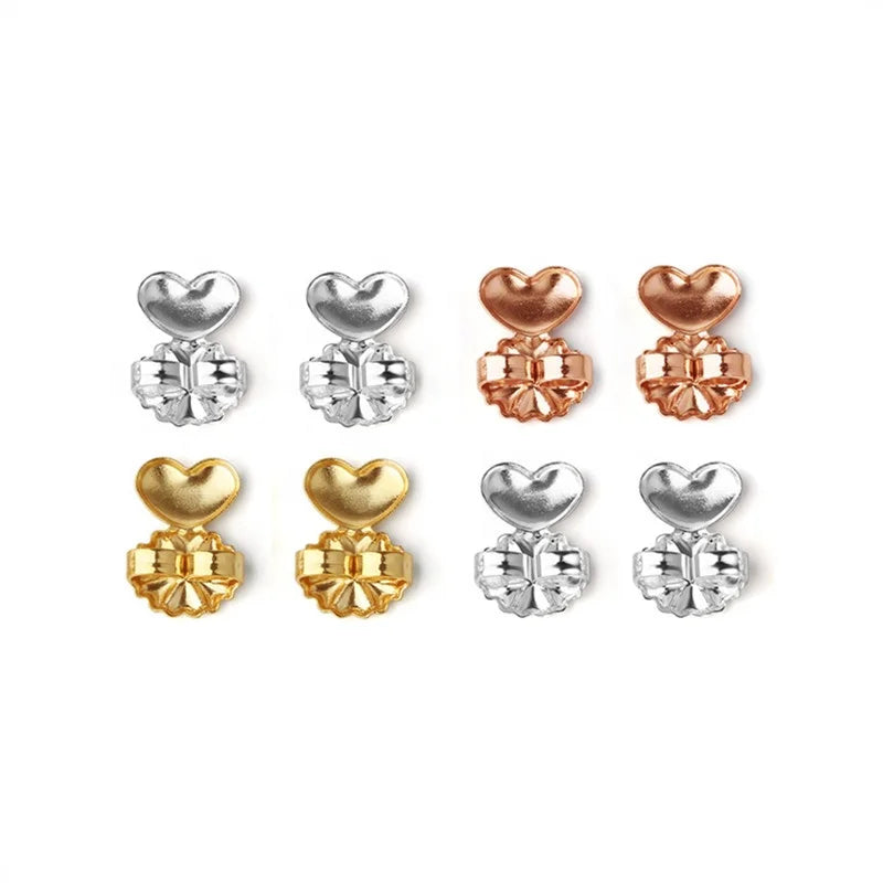 Copper Magic Bax Sterling Silver Plated Adjustable Hypoallergenic Earring Support Lifters Earring Accessories