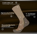 Wholesale Digital Printing Knitted Sports Socks Women and Men 100% Merino Wool Breathable Warm Winter Hiking Trekking Crew Socks