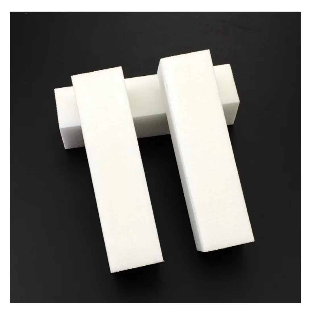 White Sanding Sponge Nail File Buffer Block Nails Polisher Foam for Nail Salon