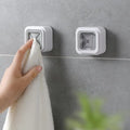 HelloWorld Kitchen Towel Holder Rack Wall Mount Home Wash Cloth Clip Rack Bathroom Towel Holder Organizer Accessories