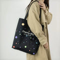 Eco-friendly Fashion Cheap Wholesale Black and White Fabric Custom Logo Shopping Cotton Canvas Bag
