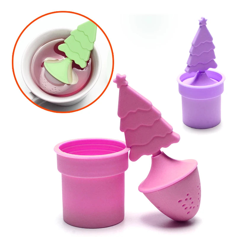 Christmas Tree Shaped Loose Leaf Tea Infuser/Diffuser/Strainer/Filter/Steeper - Cute Lovely Eco-friendly Reusable