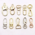 High End Mini Gold Swivel Lobster Clasp Hook Elegant Key Chain Accessories