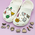 Personalized Leopard 2D/3D Rubber Pvc Shoe Charm Custom Decor Personalized for Women Girls Clogs Sneaker Fashion Gift Shoe Charm