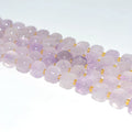 Factory Wholesale Price 100% Natural 8*8mm Faceted Purple Jade Loose Gemstone Beads