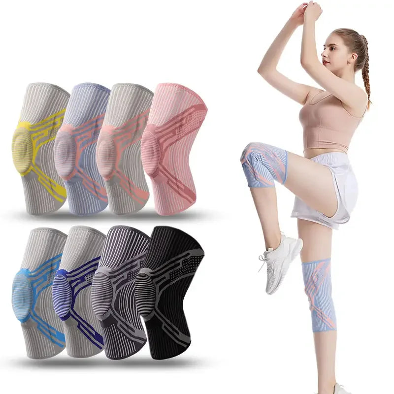 Private Label Gel Pad Knee Protector Running Knee Compression Sleeve Support Brace