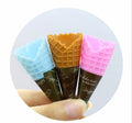 100Pcs Creative 3D Simulation Ice Cream Cone Resin Cabochon Decor Crafts Miniature Food DIY Embellishments Party Gift  Phone DIY