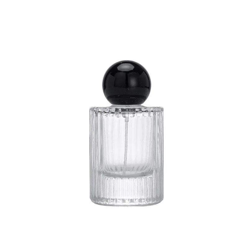 Empty 50ml Thick Clear Crimp Glass Perfume Bottle Luxury Mist Spray Perfume Bottles