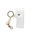 Transparent PVC Personalized Lip Gloss Holder Keychain Lipstick Pouch Lip Balm Holders Chapstick Holder