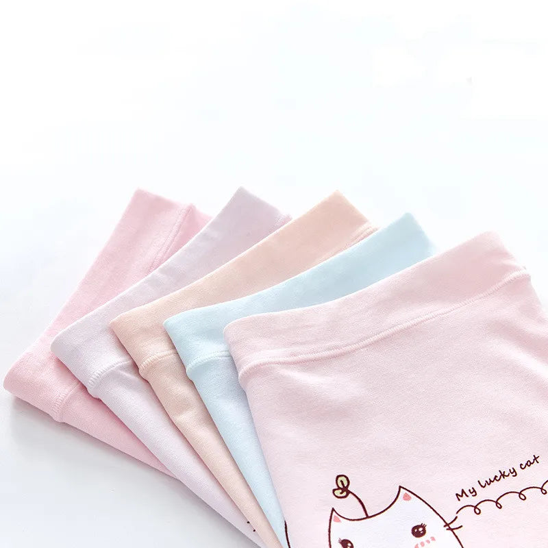 Hot Sale Summer Cotton Children Girls Briefs Animation Comfortable Girls Underwear