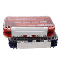 Bestselling Carbon Double Sided Lure Box Soft Bait Lead Head Hook Storage Box Outdoor Fishing Portable Hook Box Wholesale