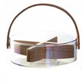 4 Section Serving Glass Dish