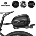 ROCKBROS  Waterproof Hard Shell Rear  Load-Bearing Saddle Bag EVA Large Capacity Seat Bicycle Rack Bag