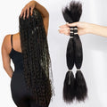 High Quality 100% Human Virgin Hair Deep Wavy Wet and Wavy Human Braiding Hair Bulk No Weft for Braiding