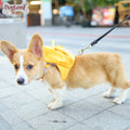 Self-Holder Mini Dog Carrier Backpack with Zipper Closure Printed Pattern for Walking Pets