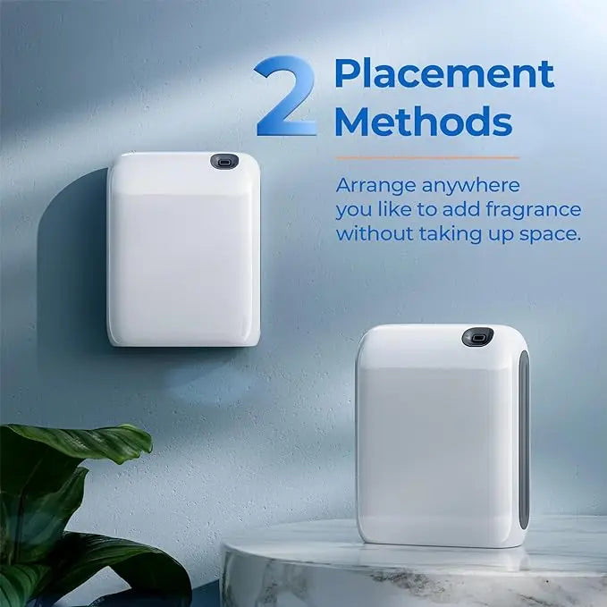 Premium Smart Aroma Diffuser with App Control and LCD Display Waterless Essential Oil Rechargeable Type-C Charging Diffuser