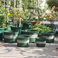 4.3L 22cm Flower Pot Elegant Simple Design Plastic Flower Pots Garden Planters