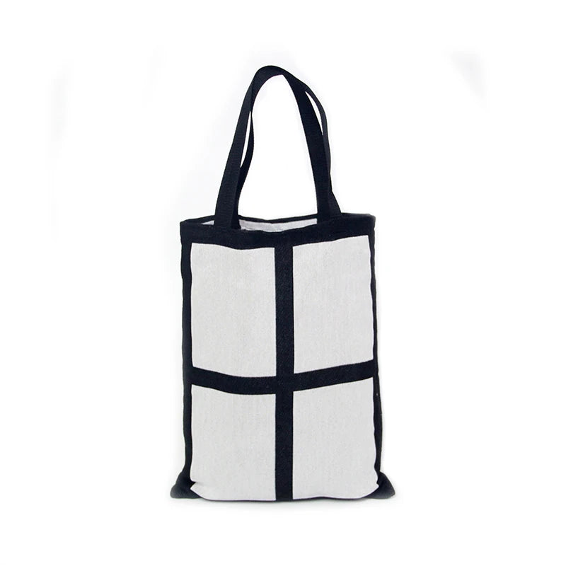 Customized  Heatpress Sublimation Photo Blanks Totes Shopping Bag
