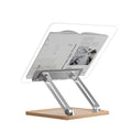 Modern Acrylic Book Holder & Reading Stand Multi-Purpose Adjustable Tablet & Laptop Stand for Reading