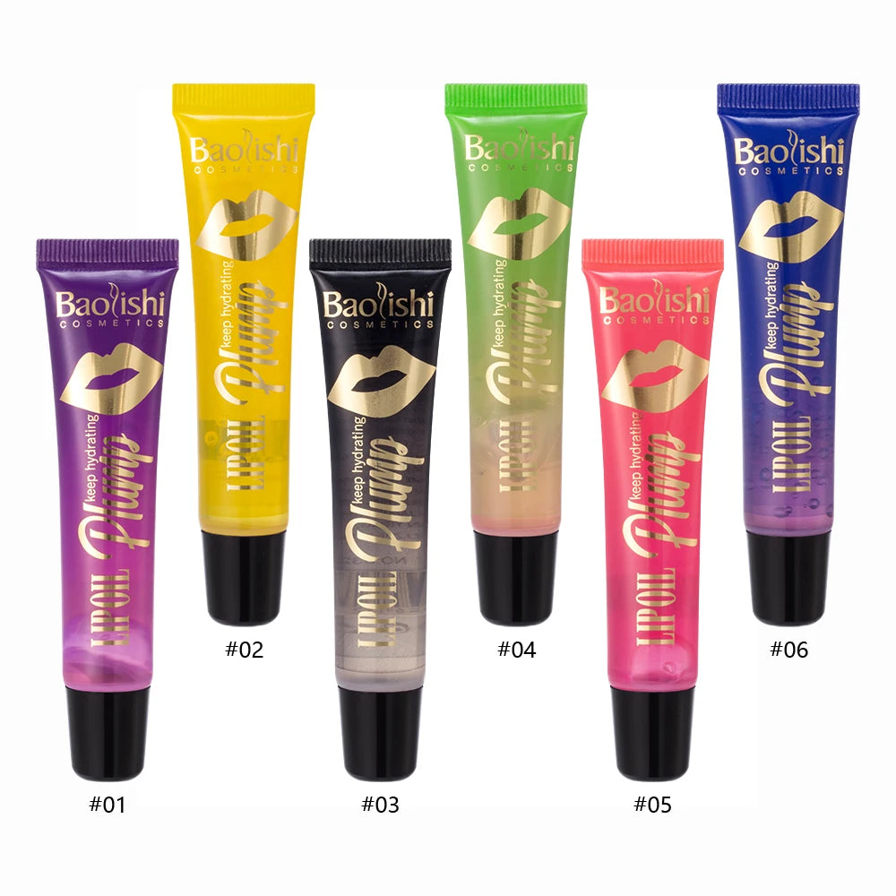 Tube Colorless Moisturizing Lip Oil Jelly Shiny Lip Gloss Matte Nude Liquid Lipstick Waterproof Lip Balm Transparent Female 4g
