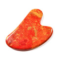 HY Face care heart slimming massager jade mookaite jasper gua sha natural jade facial massager