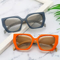 Luxury Sunglasses Men Women Personality Custom Logo Contrast Color 2024 Leopard Elegant Square Oversized Sun Glasses