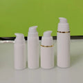Wholesale 15ml 30ml 50ml Round White Vacuum Eye Cream Lotion Bottle Fine Mist Spray Plastic Cream Bottle