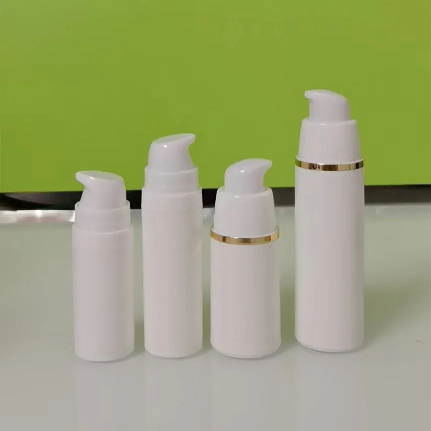 Wholesale 15ml 30ml 50ml Round White Vacuum Eye Cream Lotion Bottle Fine Mist Spray Plastic Cream Bottle