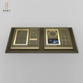 Custom Wholesale Velvet Wooden Leather Luxury Jewellery Display Stand for Earring Pendant
