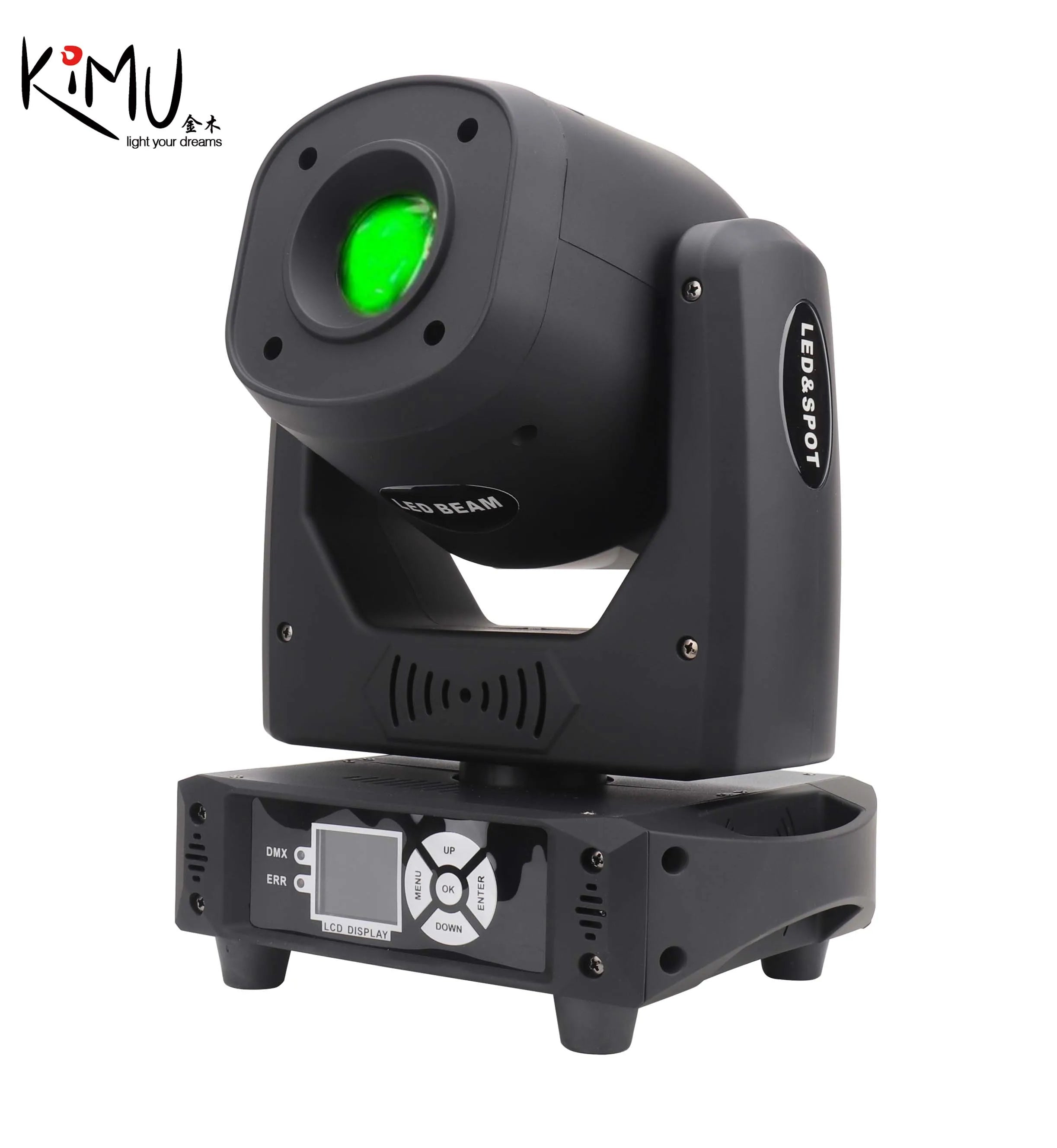 Professional 100W DJ Spot Moving Head Lighting Equipment Disco RGBW Color Temperature Glass Lamp Body Hotel Stages 1-Year