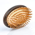 Natural Bamboo Hair Brush No Handle Massaging Scalp Detangling Brush Eco-friendly Natural Wooden for All Hair Types