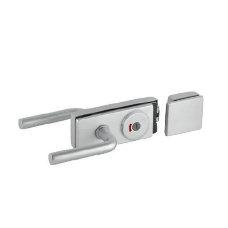 Everstrong Stainless Steel Modern Toilet Door Lock ST-G015D Commercial Bathroom Glass Door Lock with Indicator Similar Dorma
