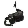 Fashion Waterproof Fishing Lure Bag Multifunctional Sports Waist Pack Fishing Rod Box Shoulder Crossbody Messenger Chest Bags