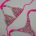 Diamond Alloy Accessories Swimsuit Bikini Accessories Swimwear New Factory Direct Sales Diamond Bikini Set for Beach Club