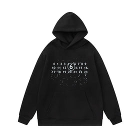 Logo Custom Splash-ink Digital Printed Men's Hoodie Custom Wholesale High-quality 100% Cotton Casual Men's Hoodie