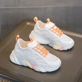 Women Summer Mesh Breathable Platform Dad Sneakers Thick-soled Casual Sports Shoes for Shorter Individuals