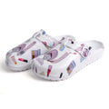Hot Sale New Fashion Beautiful Printing Summer Evergreen Ladies Nurse Clogs Waterproof Anti-Slip for Women