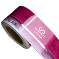 Transparent Clear Vinyl Adhesive Stickers with Silver Foil Stamping Labels for Shampoo & Essential Oil Bottles Waterproof